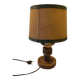 Basque wood lamp in the style of Charles Dudouyt.
