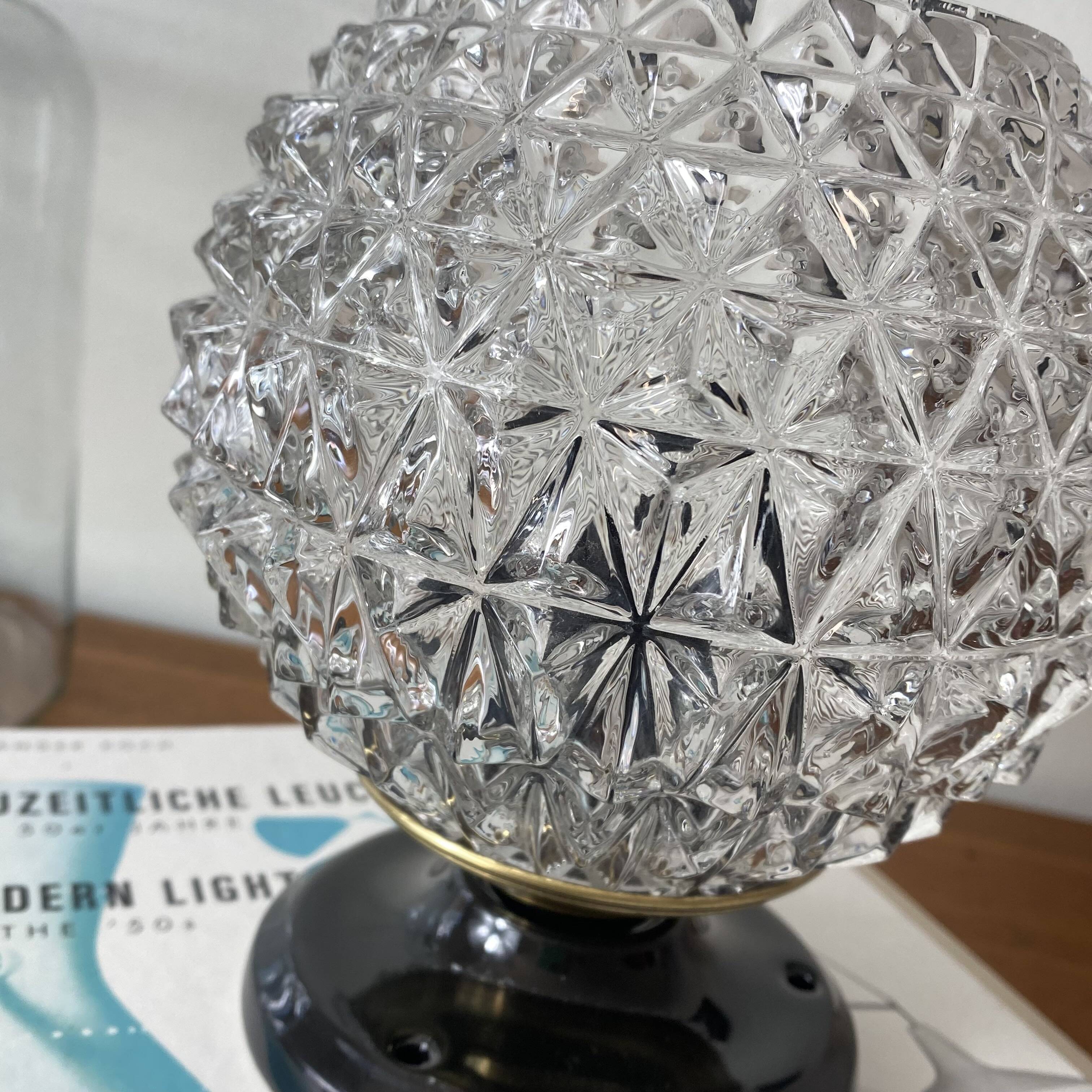 Ceiling light or globe wall light, 14 cm, porcelain rose.