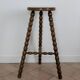 Paire tabourets tripodes