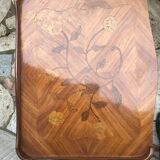 Table de chevet marqueterie