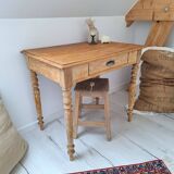 Bureau / Table d'appoint de ferme style campagne en bois massif
