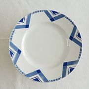 Mounted plate, compote dish Moulin des loups Pax
