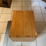 Pine table by Roland Haeusler for Maison Regain, 1960s