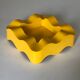 Yellow ashtray vintage design 1970