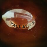 Decorative ceramic ashtray with empty pocket from Vallauris Vintage