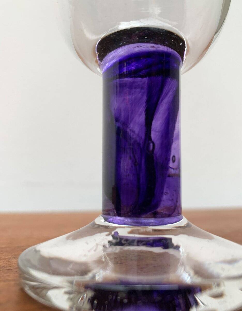 Verres de design allemand par Regina Kaufmann pour Glashagen Hütte, ensemble de 4