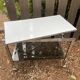 Desserte/table d appoint pivotante années  70