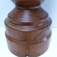 Vintage solid oak lamp base stamped H.44 cm
