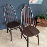 Trois chaises vintage