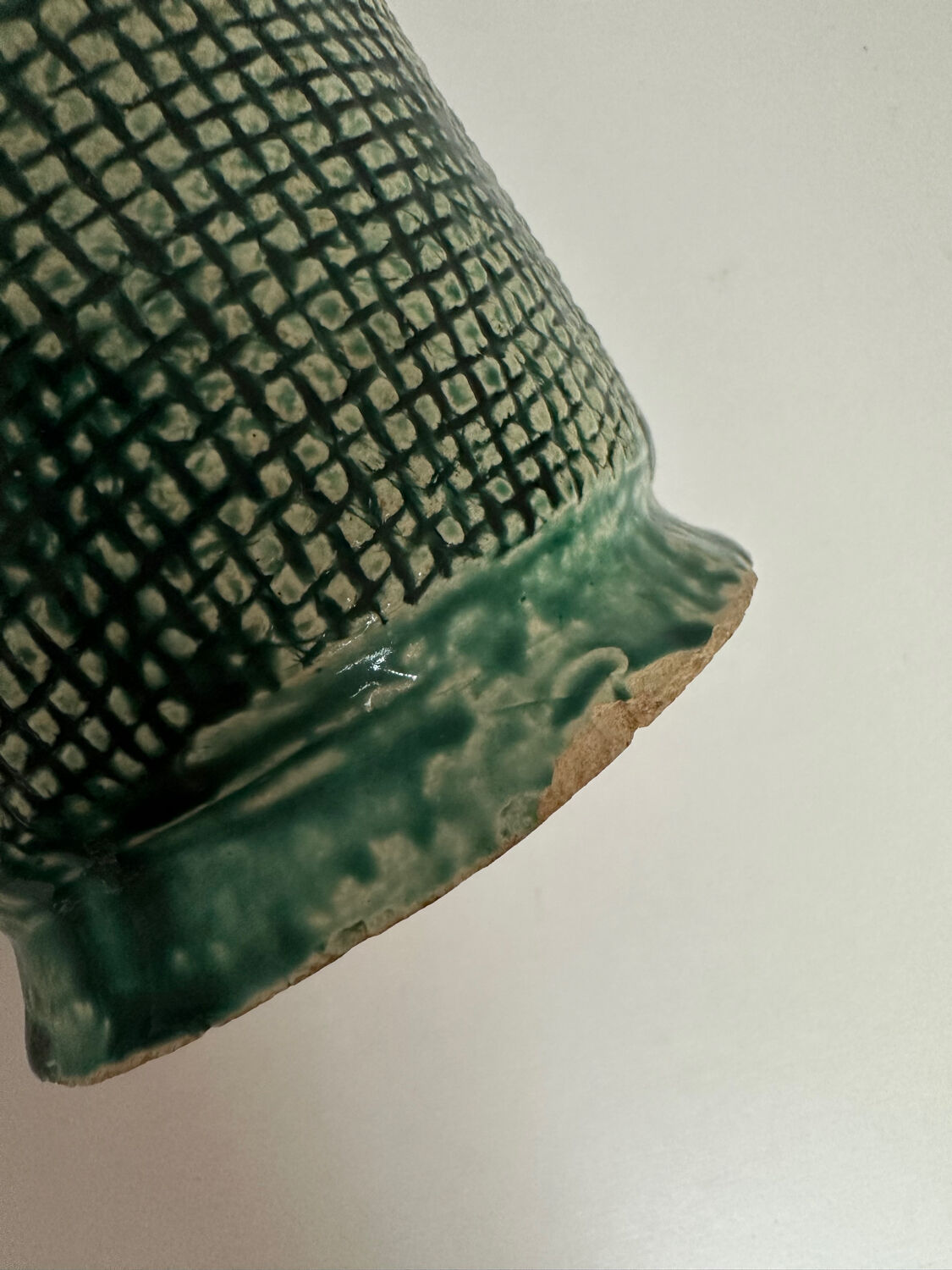 Glazed ceramic vase, 1970