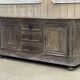 18th-century oak enfilade with a marble-effect painted top.