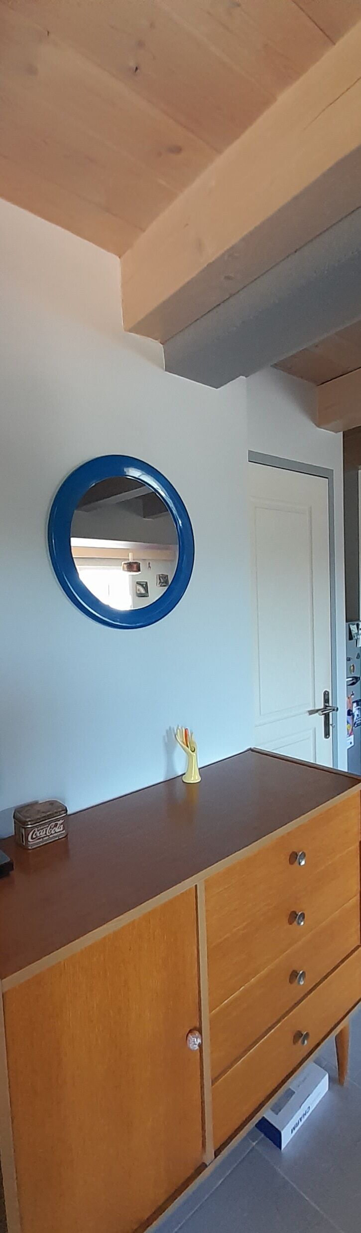 Round mirror syla 70's