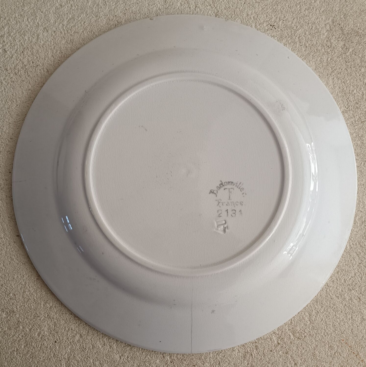 2 plates iron earth Badonviller