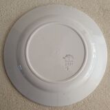 2 assiettes terre de fer Badonviller