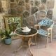 70s style wooden armchair