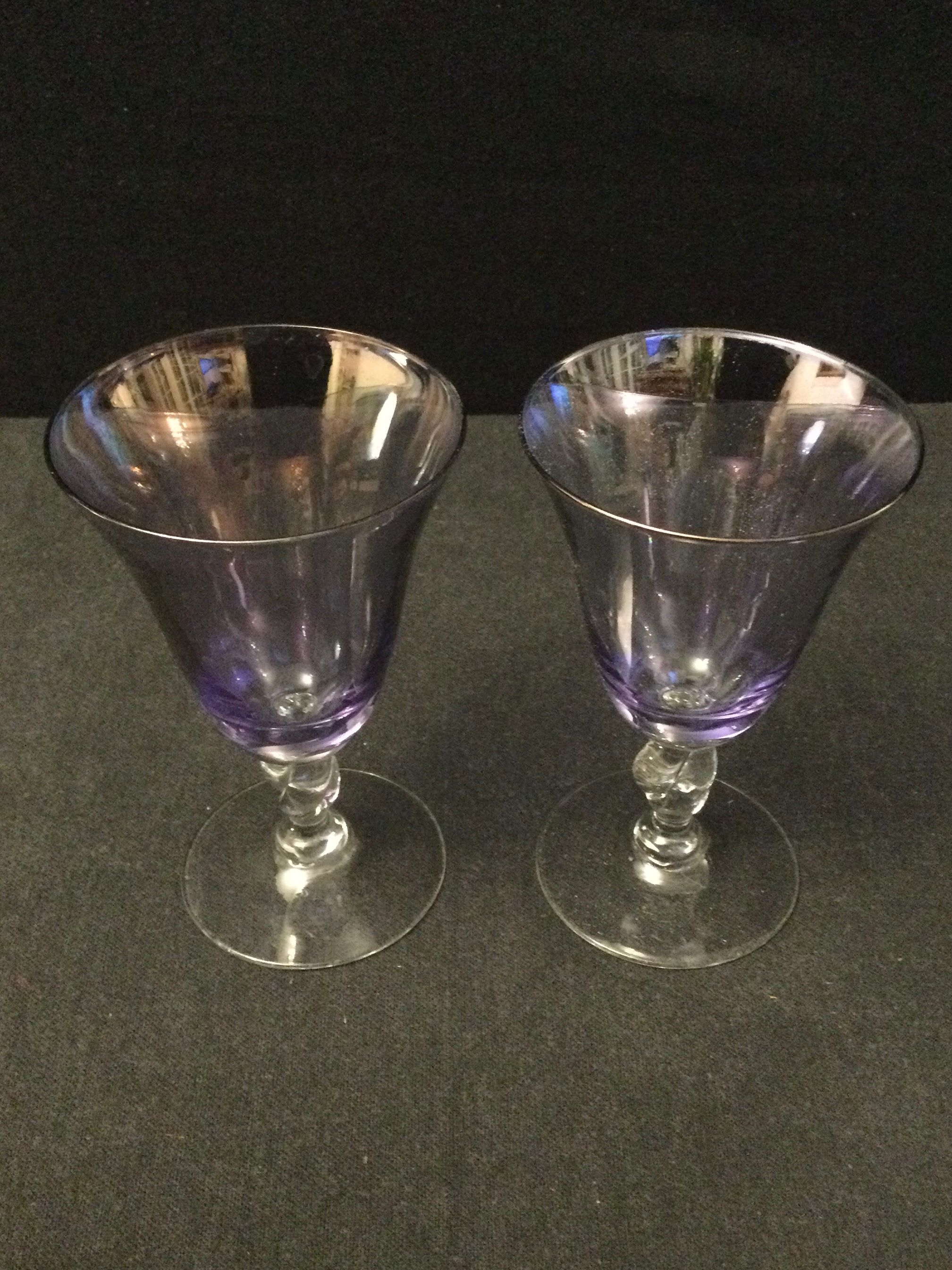 Serie de 10 verres de couleurs
