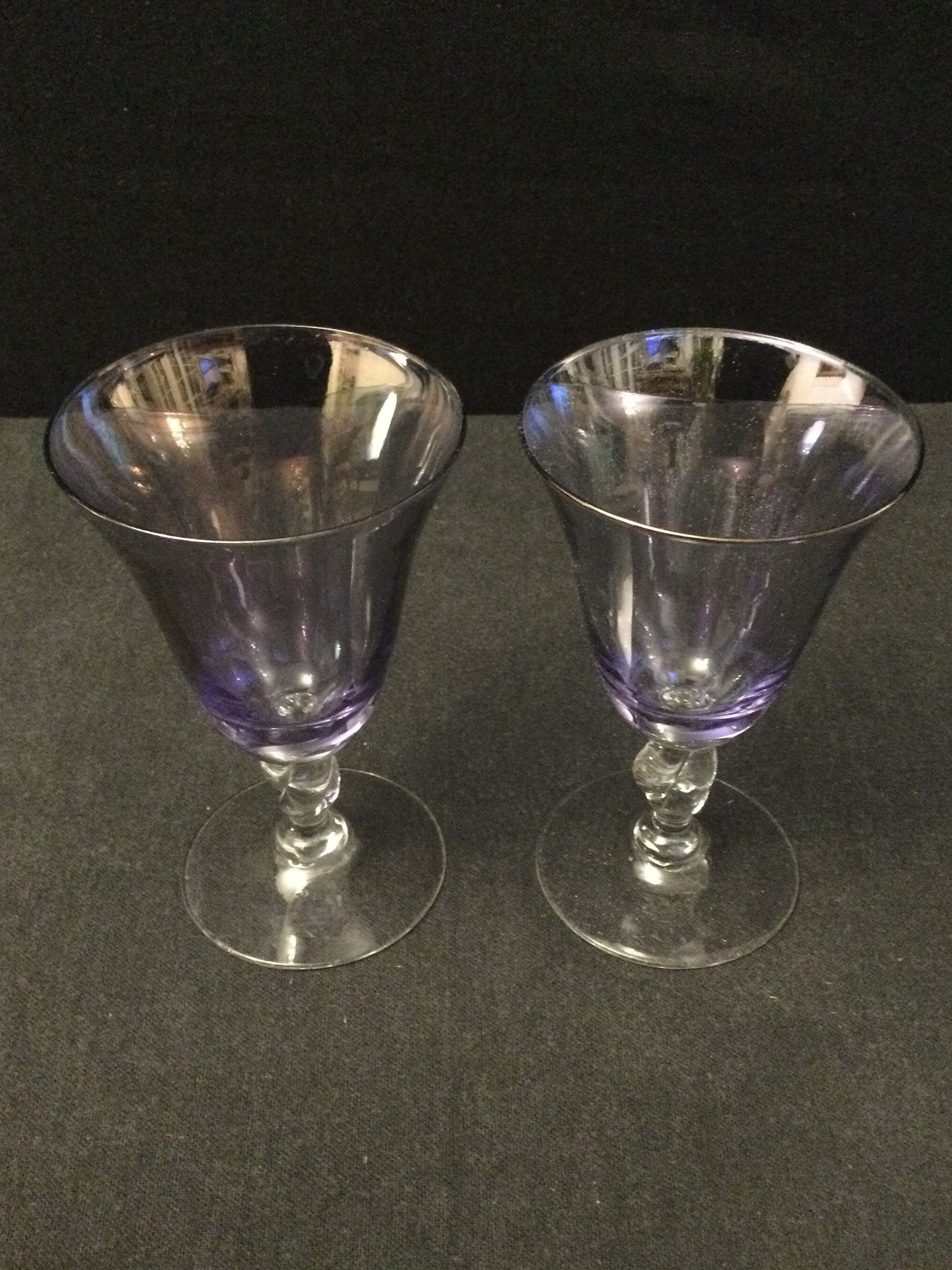 Serie de 10 verres de couleurs