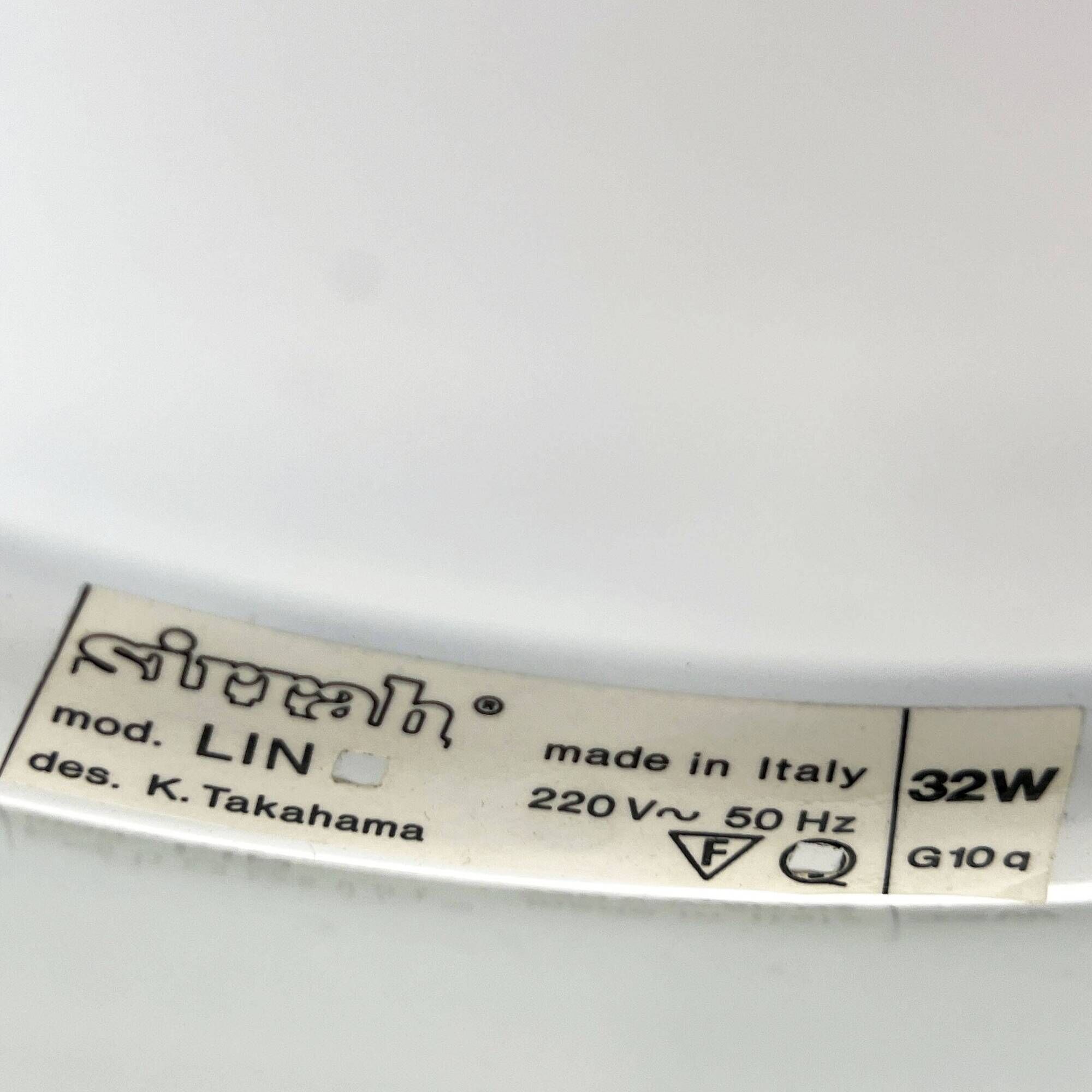 Lin wall light by Kazuide Takahama for Sirrah, 1970