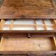 Napoleon III solid wood bedside table