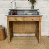 Table de toilette plateau marbre