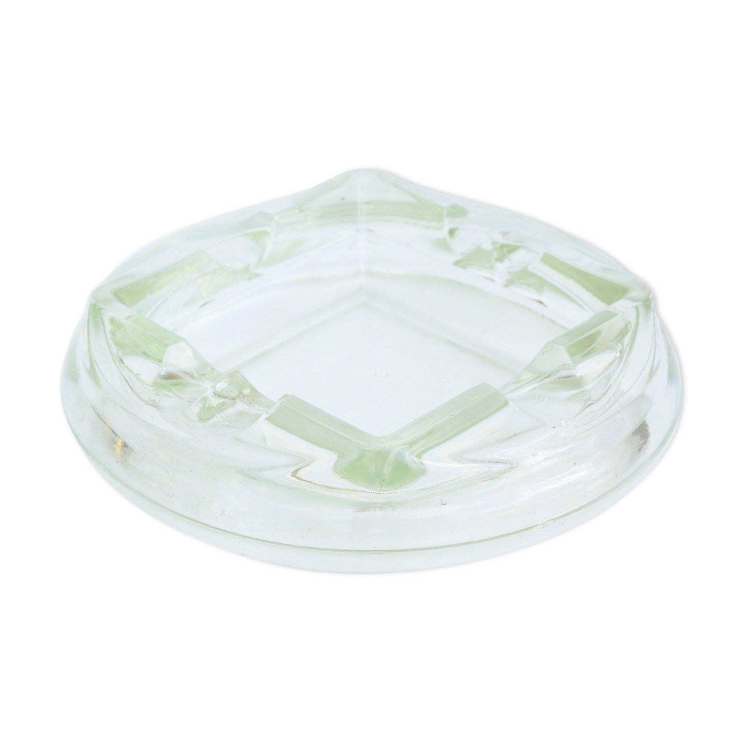 Germany pressed glass ashtray, 1970s