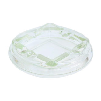 Germany pressed glass ashtray, 1970s