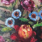 Painting bouquet of flowers