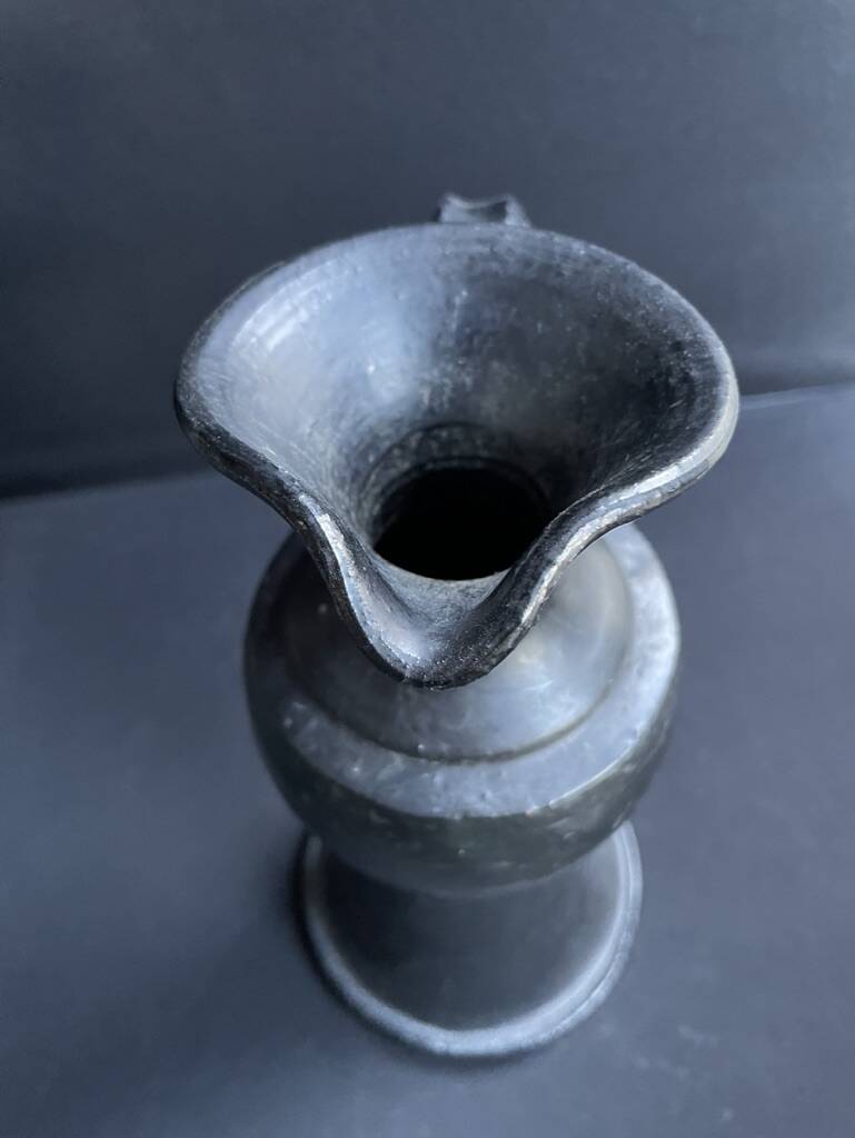 Terracotta pitcher signed Jean Marais - Vallauris