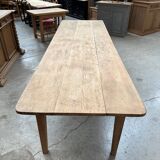 Grande table pieds fuseaux Début XXème