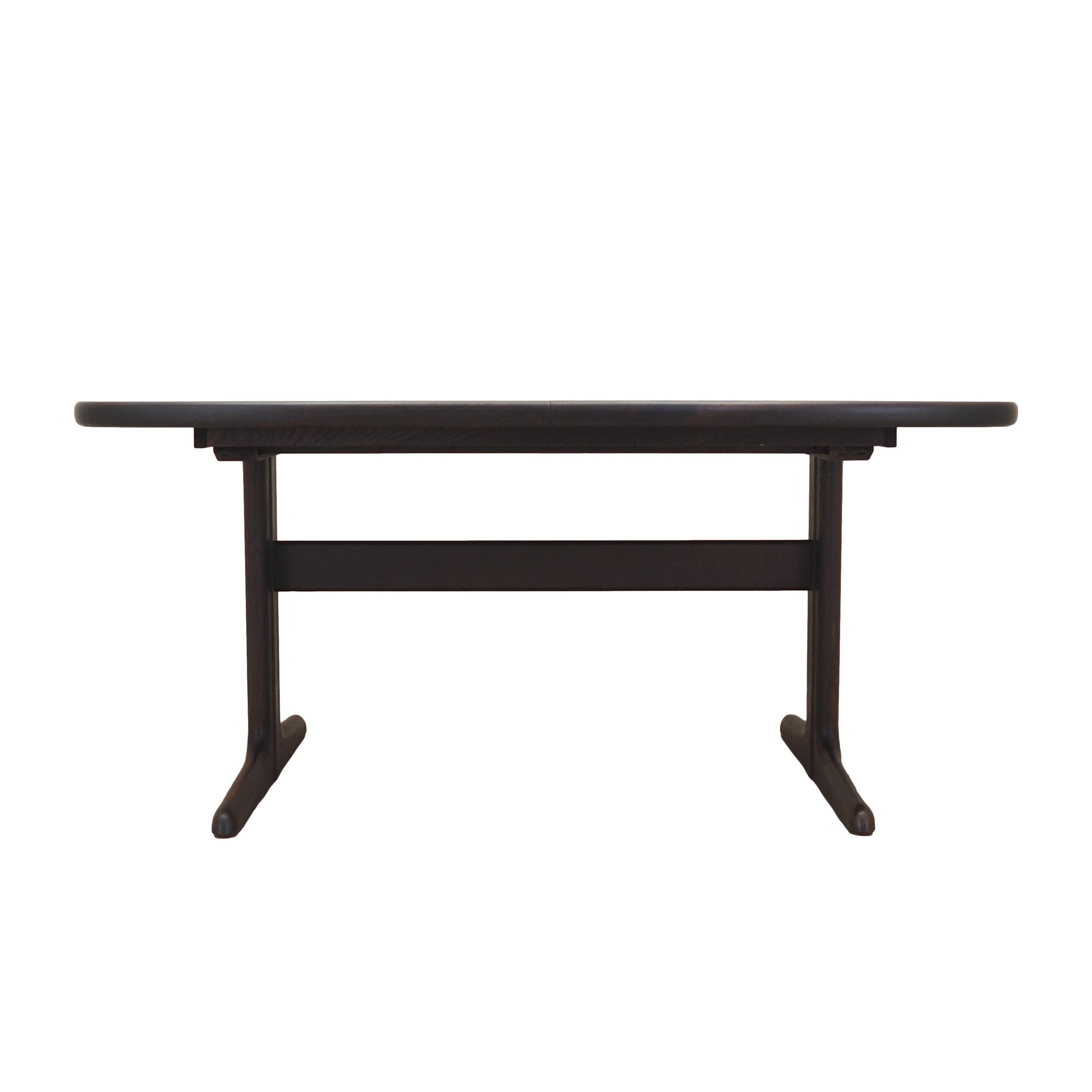 Oak table, Danish design, 1970s, manufacturer: Skovby