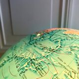 globe terrestre lumineux design scandinave Made in Denmark 1976