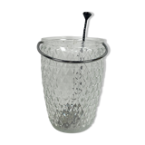 Glass bucket - ice spoon