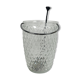 Glass bucket - ice spoon