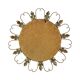 Vintage Fish Eye Convex Mirror Sunburst Witch Mirror Deknudt 46cm