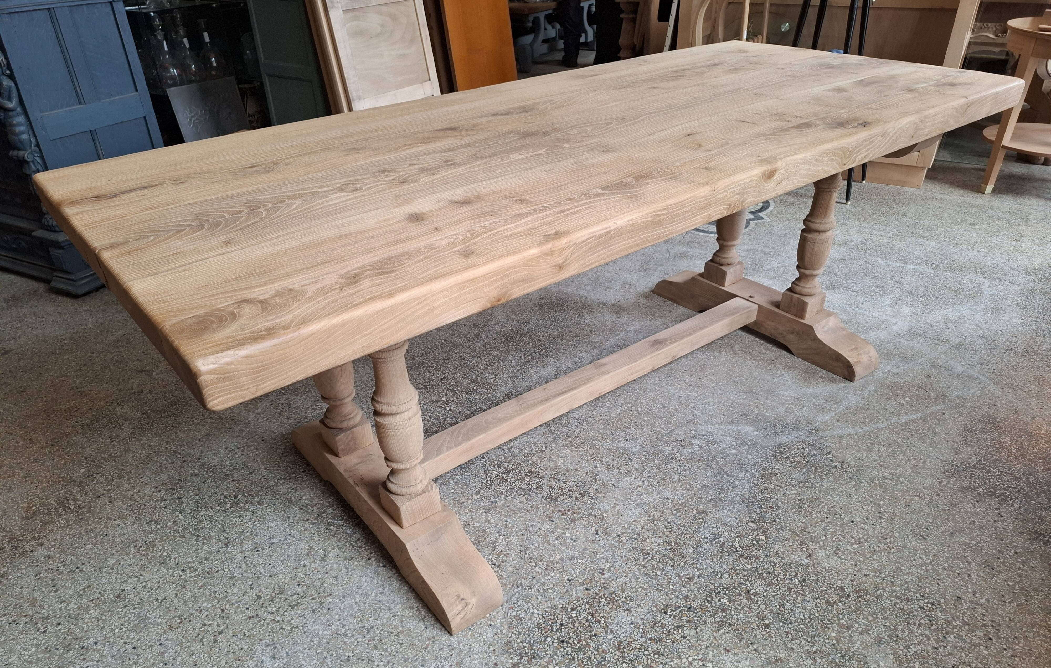 Table de ferme en orme
