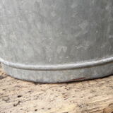 Lessiveuse h38cm en zinc jardin trouée