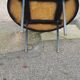 Table basse vintage céramique rouge