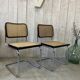 Pair of B32 chairs by Marcel Breuer