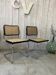 Pair of B32 chairs by Marcel Breuer
