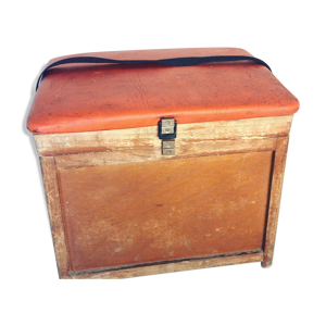 tabouret en bois 1960