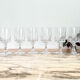 6 glasses of red wine crystal of Arques model Louvre