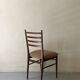 Wire wood chair in the style of Gio Ponti, Italy 1970.