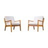 Teak Senator armchairs by Ole Wanscher