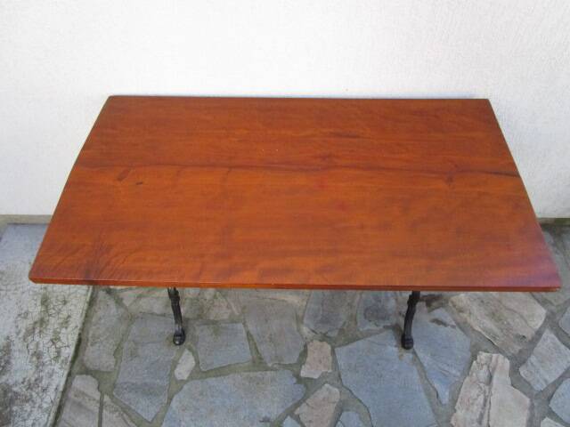 Antique rectangular bistro table