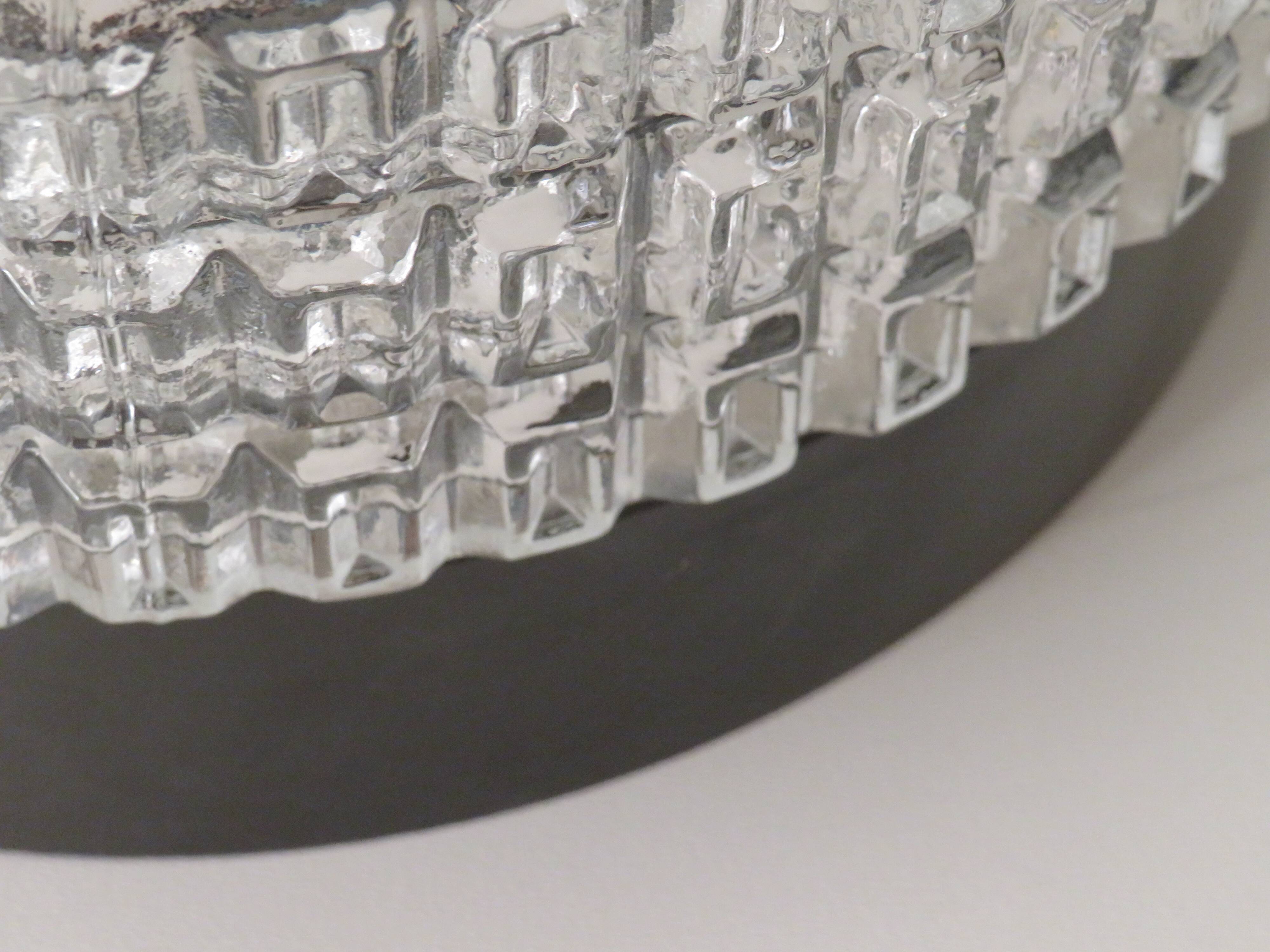 Brutalist wall or ceiling lamp by Niko Belgique 1960