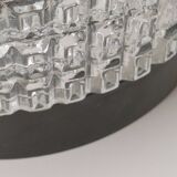 Brutalist wall or ceiling lamp by Niko Belgique 1960