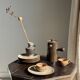 Mini grey stoneware carafe H13 D9