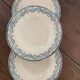 3 assiettes creuses en terre de fer Salins modèle Provence