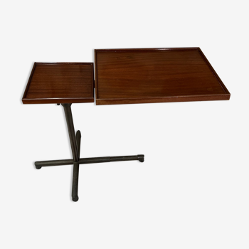 Table with articulated drawing or side system François Caruelle 50s