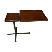 Table with articulated drawing or side system François Caruelle 50s